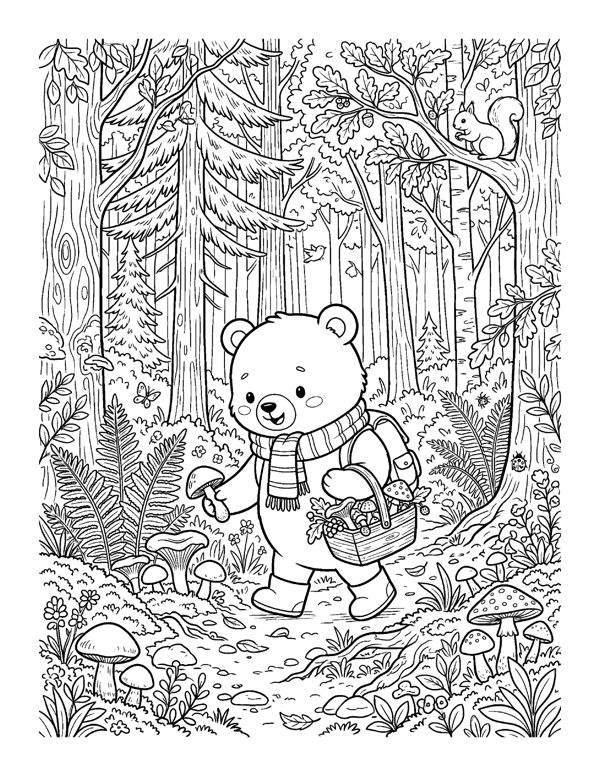 Cozy Autumn Coloring Pages for Adults & Teens page 10