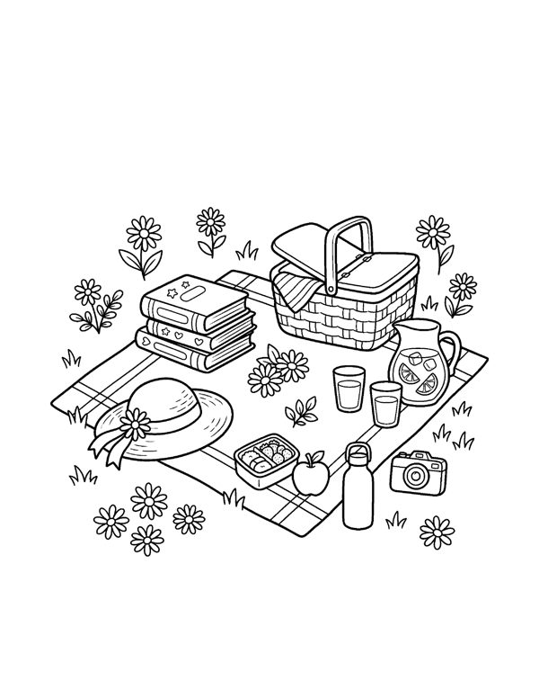 Cozy Bookshop & Reading Nook Coloring Pages for Adults & Teens page 15