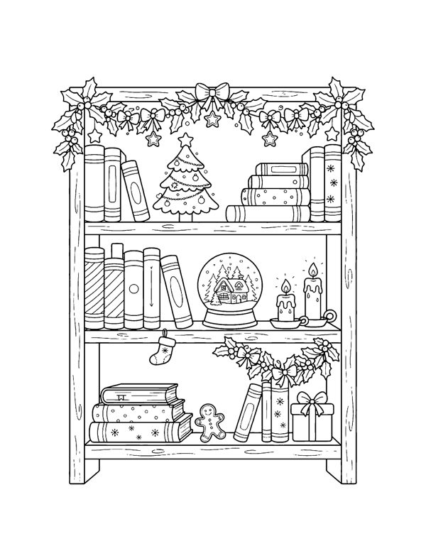 Cozy Christmas Coloring Pages Vol. 2 page 12