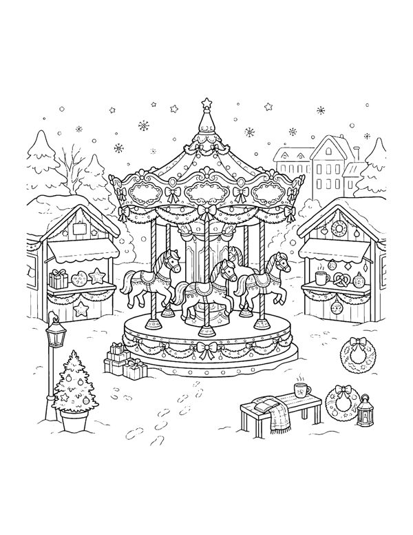 Cozy Christmas Coloring Pages Vol. 2 page 15