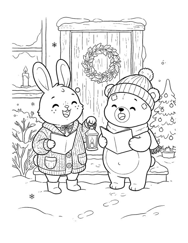 Cozy Christmas Coloring Pages Vol. 2 page 19