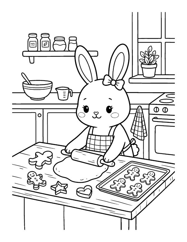 Cozy Christmas Coloring Pages for Adults & Teens page 3