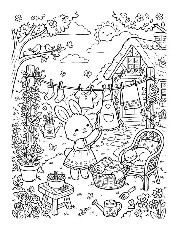 Cozy Coloring Pages for Adults & Teens page 16