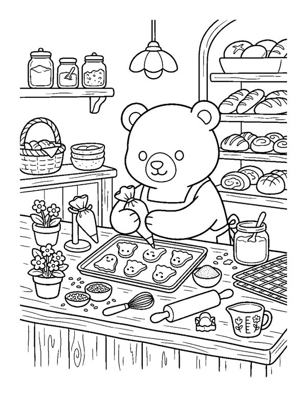 Cozy Halloween Coloring Pages for Adults & Teens page 5