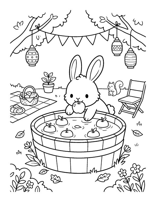 Cozy Halloween Coloring Pages for Adults & Teens page 16