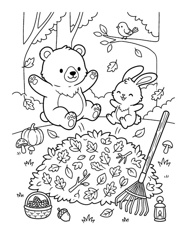 Cozy Thanksgiving Coloring Pages for Adults & Teens page 10