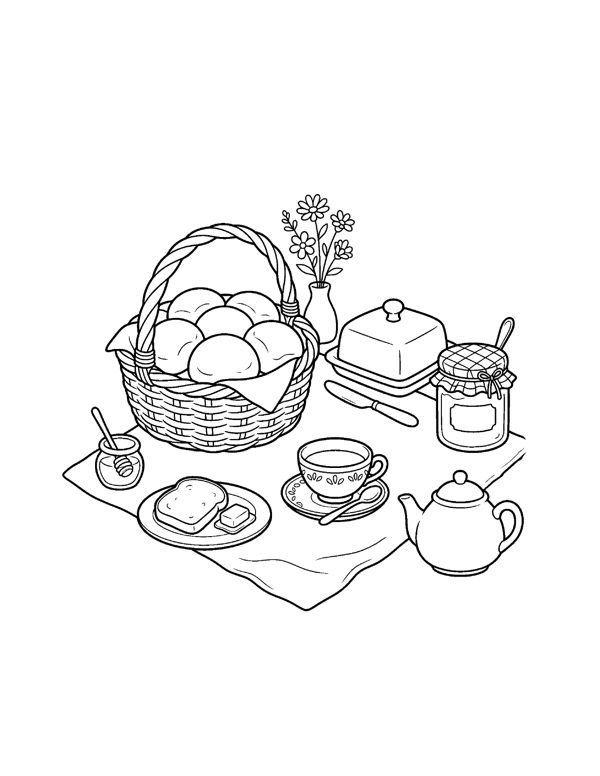 Cozy Thanksgiving Coloring Pages for Adults & Teens page 15