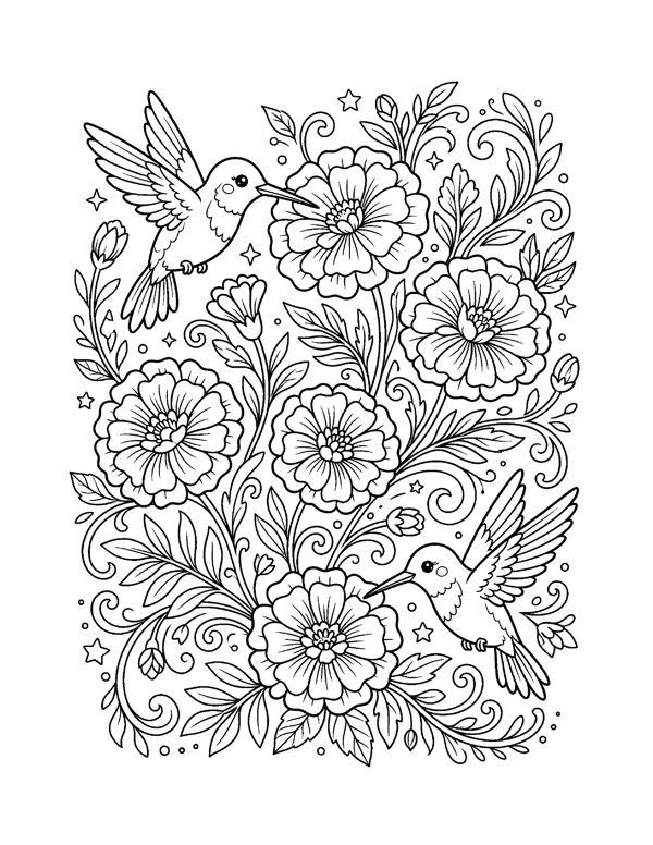 Cozy Day of the Dead Coloring Pages page 11