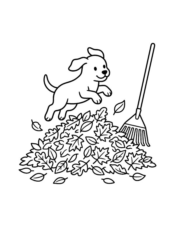 Fall Coloring Pages for Kids free sample