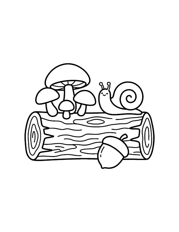 Fall Coloring Pages for Kids page 13