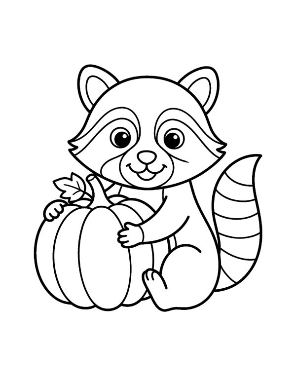 Fall Coloring Pages for Kids page 18