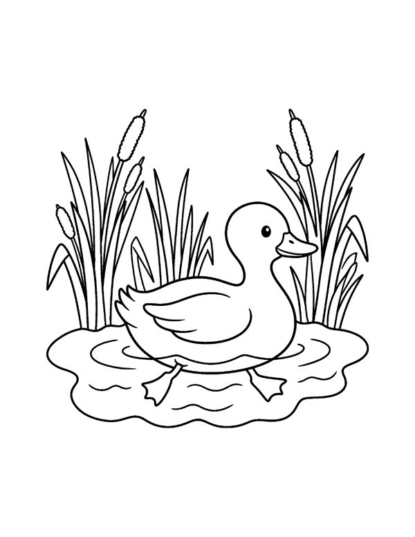 Farm Animals Coloring Pages for Kids page 7
