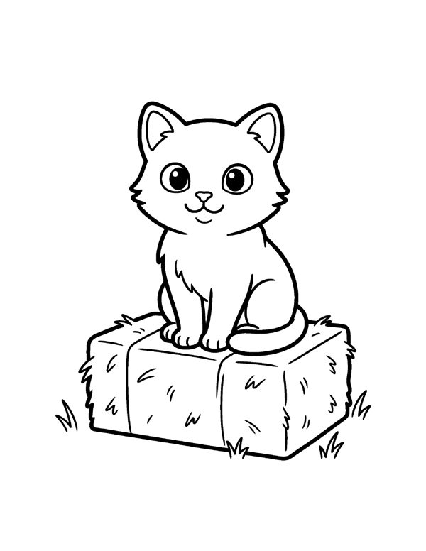 Farm Animals Coloring Pages for Kids page 12