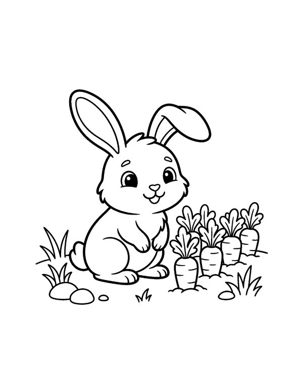 Farm Animals Coloring Pages for Kids page 13