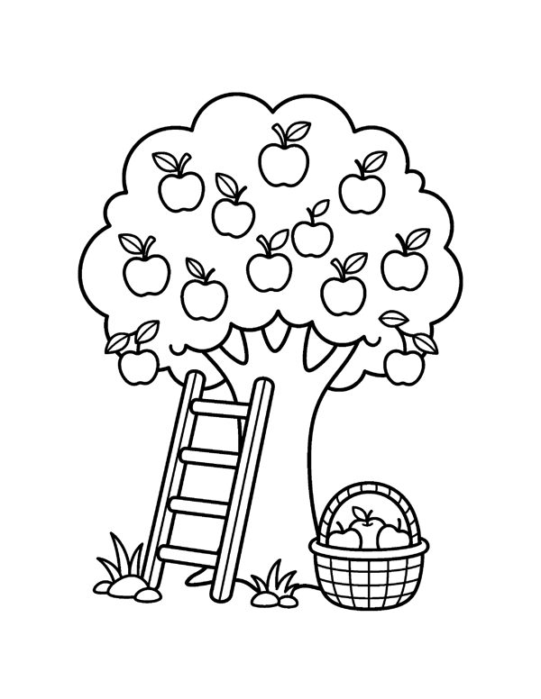Farm Animals Coloring Pages for Kids page 19