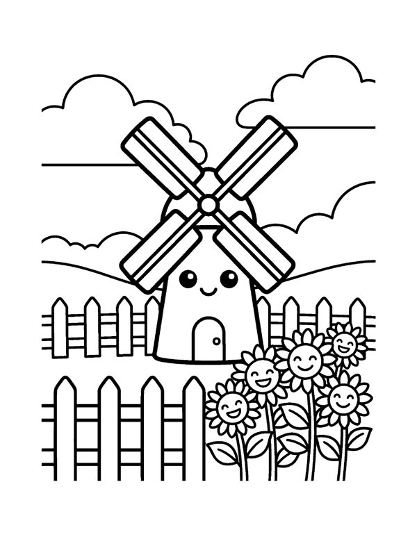 Farm Animals Coloring Pages for Kids page 20
