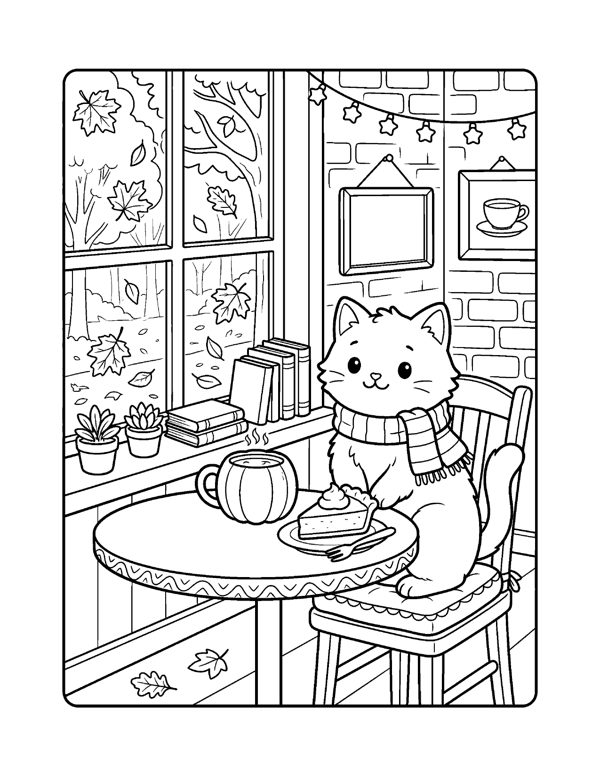 Free Cozy Coloring Pages for Adults & Teens