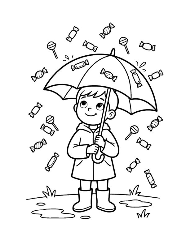 Halloween Coloring Pages for Kids - Set 2 page 13