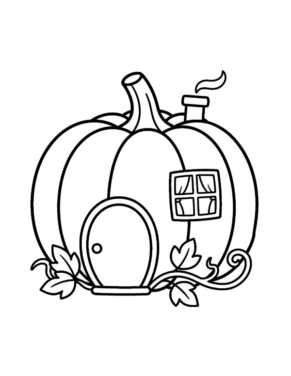 Halloween Coloring Pages for Kids - Set 2 page 20