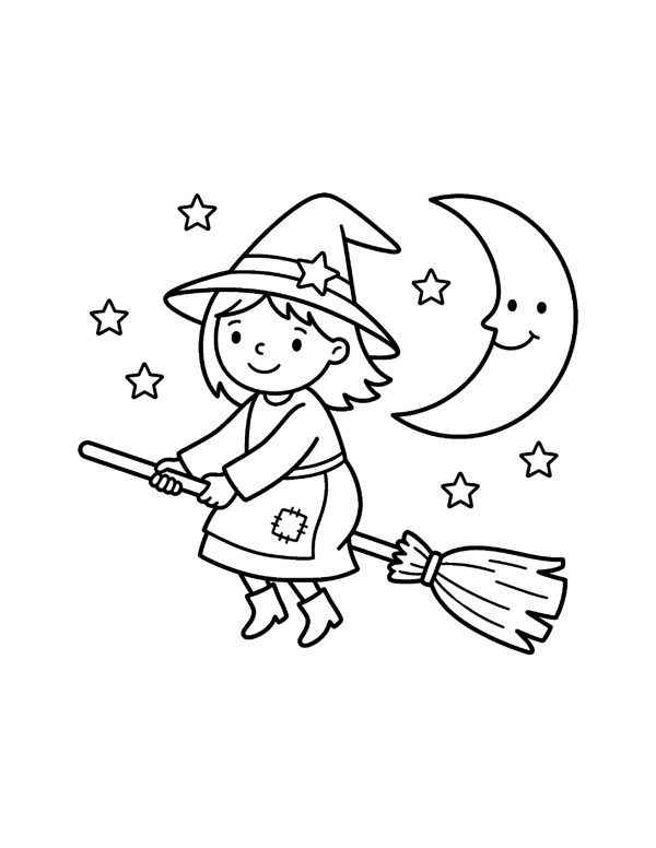 Halloween Coloring Pages for Kids page 3
