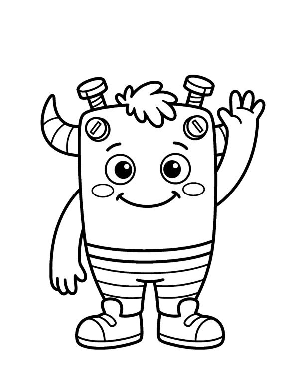 Halloween Coloring Pages for Kids page 11