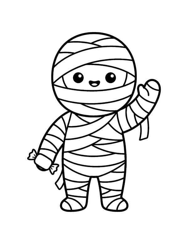 Halloween Coloring Pages for Kids page 12