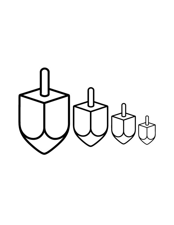 Hanukkah Coloring Pages for Kids page 17