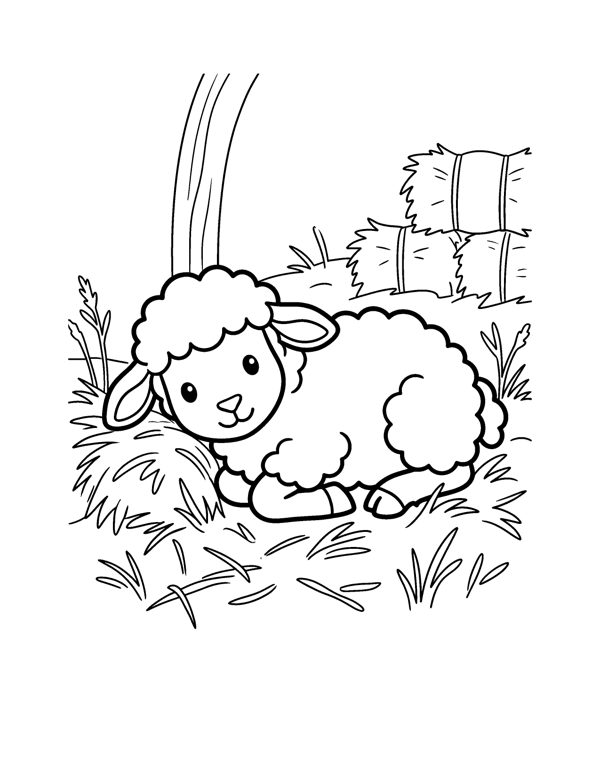 Nativity Coloring Pages for Kids page 12