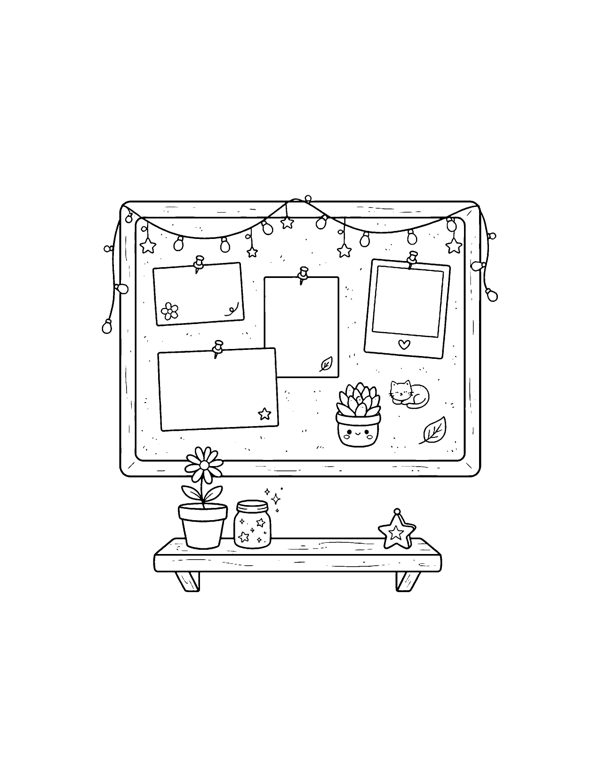 Cozy New Year Coloring Pages page 16