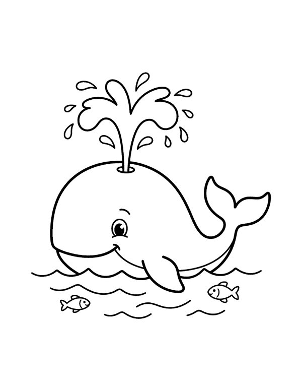 Ocean Animals Coloring Pages for Kids