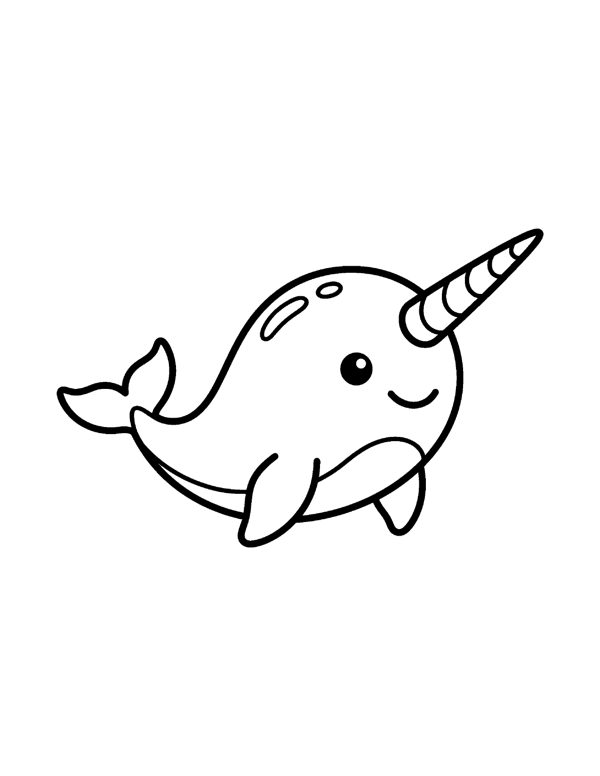 Ocean Animals Coloring Pages for Kids page 11