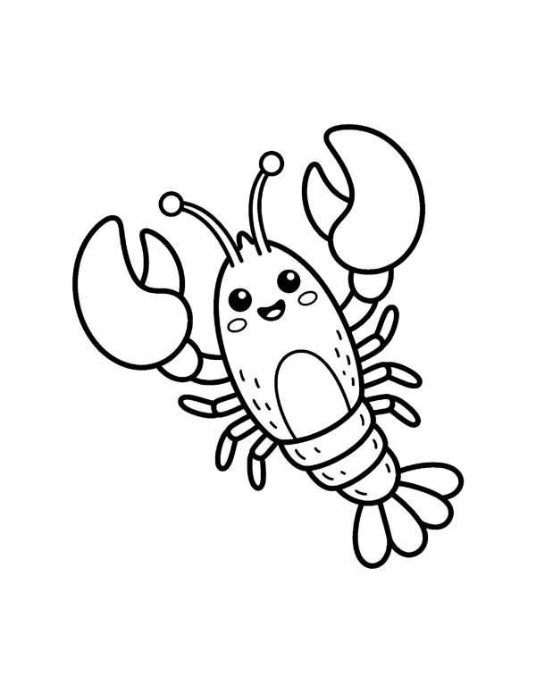 Ocean Animals Coloring Pages for Kids page 13