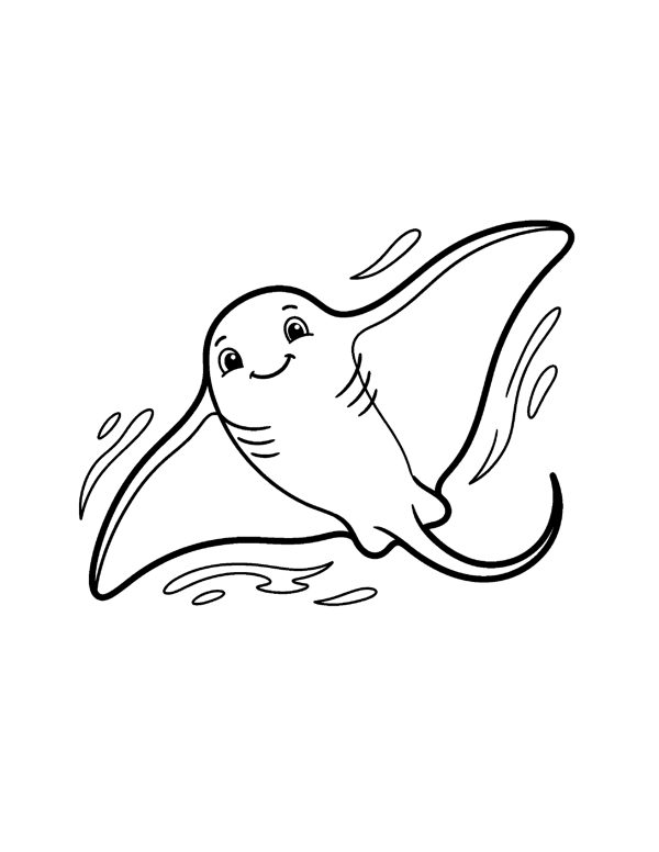Ocean Animals Coloring Pages for Kids page 14