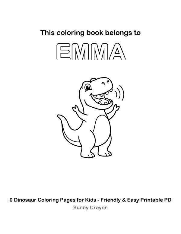 Personalized Name Coloring Pages - Made Around Your Child's Name