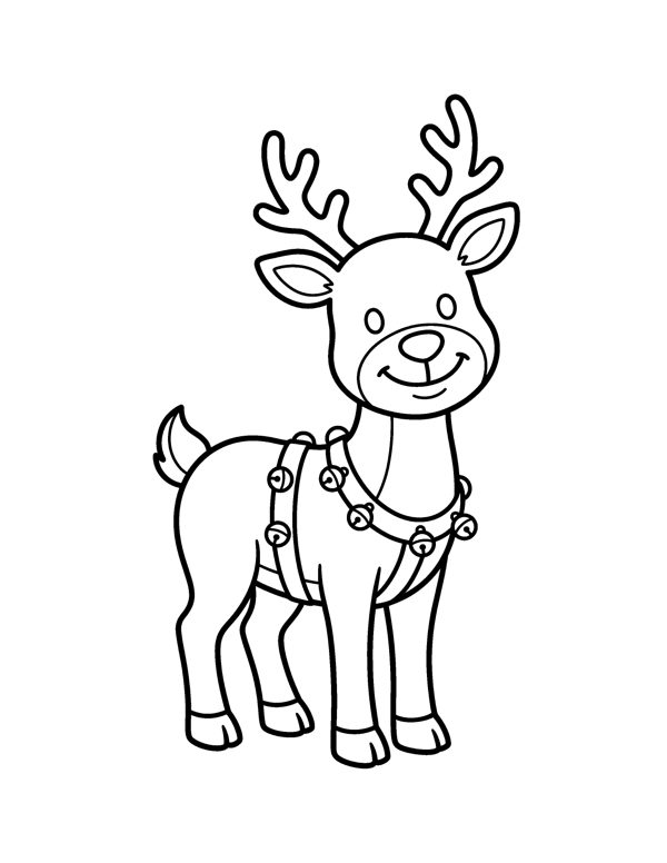 Santa Coloring Pages for Kids page 5