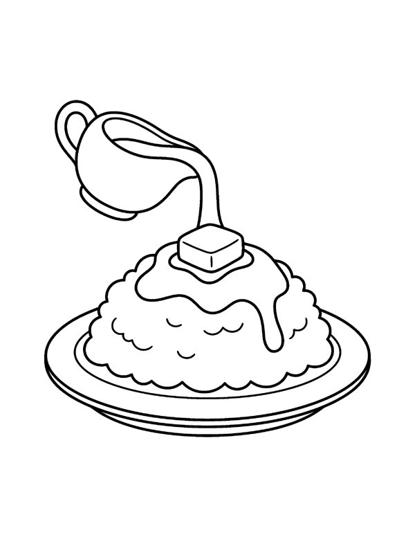 Thanksgiving Coloring Pages for Kids - Set 2 page 4