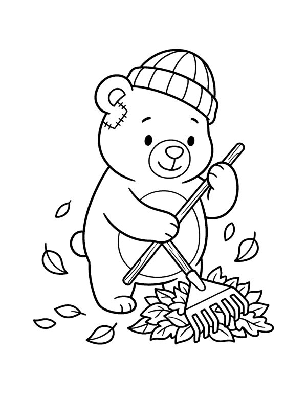 Thanksgiving Coloring Pages for Kids - Set 2 page 14