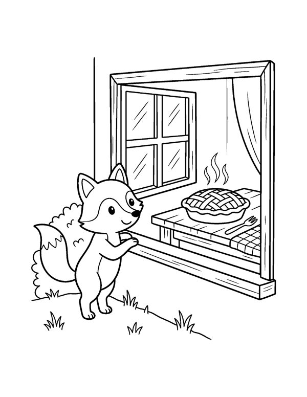 Thanksgiving Coloring Pages for Kids - Set 2 page 18