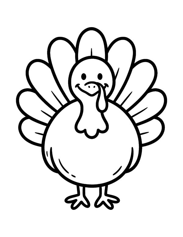 Thanksgiving Coloring Pages for Toddlers free sample