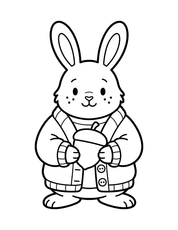 Thanksgiving Coloring Pages for Toddlers page 16