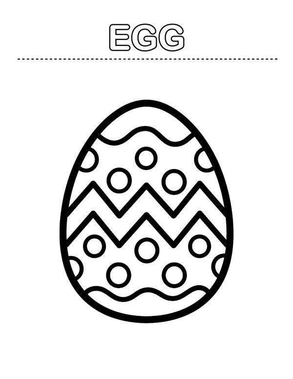 Toddler Coloring Pages - First Words (Ages 2-4) page 6