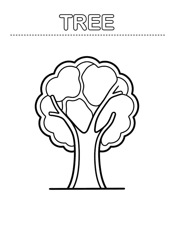 Toddler Coloring Pages - First Words (Ages 2-4) page 14