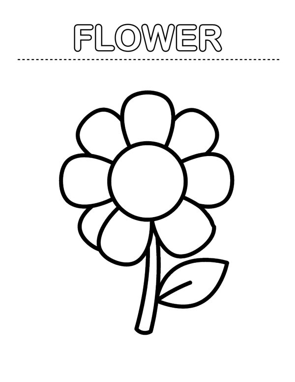 Toddler Coloring Pages - First Words (Ages 2-4) page 18