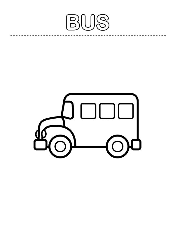 Toddler Coloring Pages - First Words (Ages 2-4) page 20
