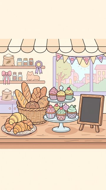 Bakery Counter phone wallpaper