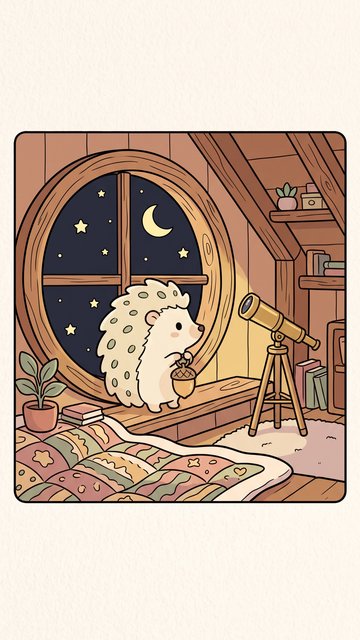 Attic Window Stars phone wallpaper
