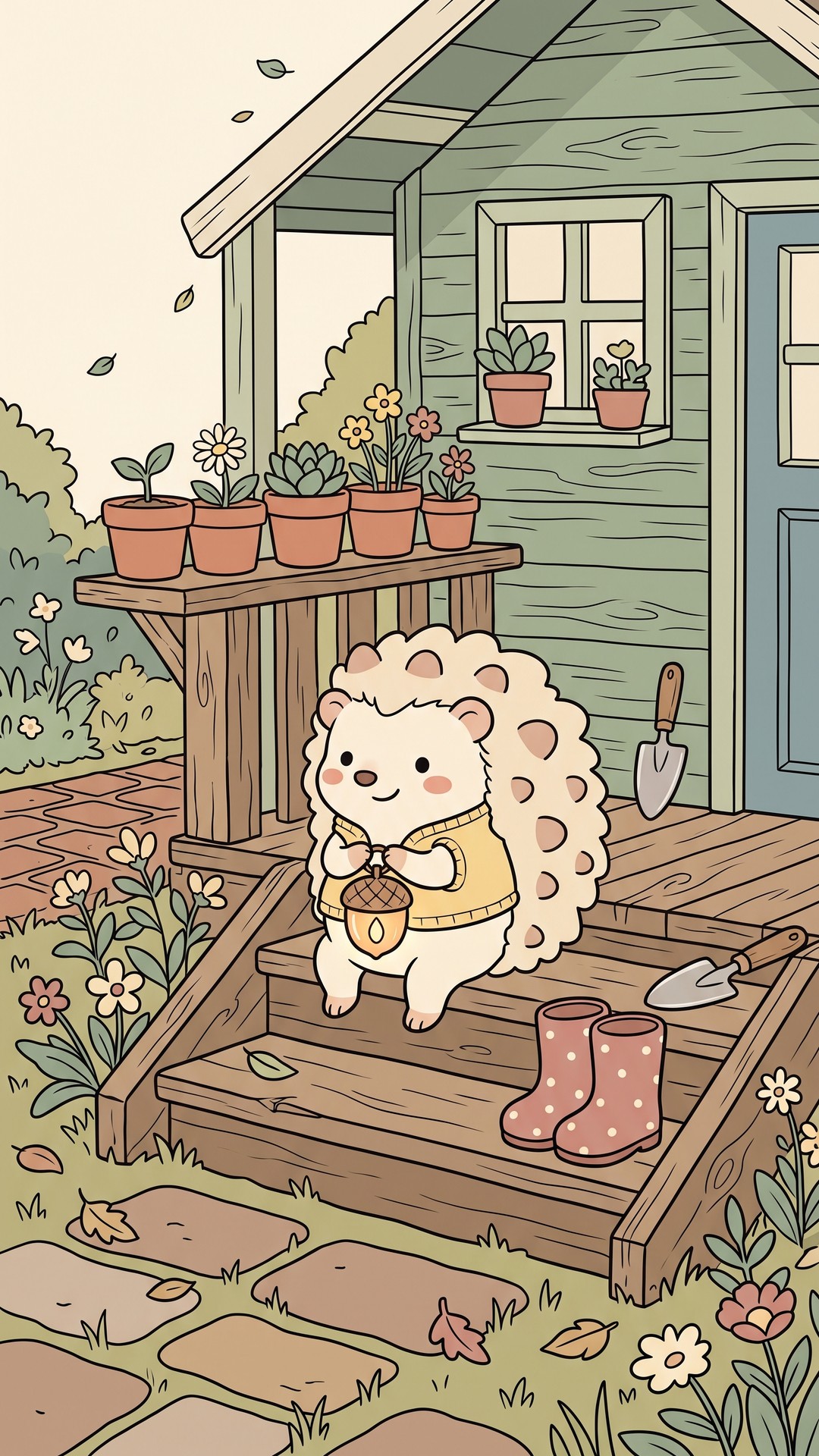 Garden Shed Tools cute phone wallpaper