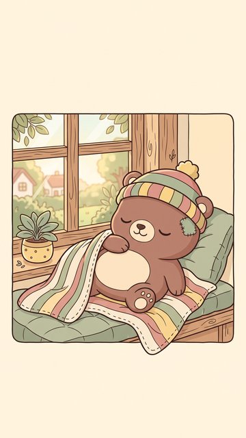 Window Seat Cat Nap phone wallpaper