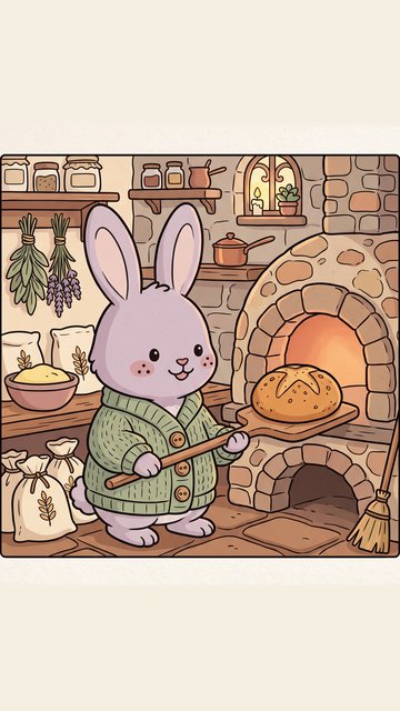 Bread Oven Morning phone wallpaper
