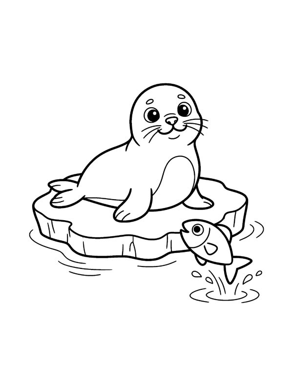 Winter Coloring Pages for Kids page 13